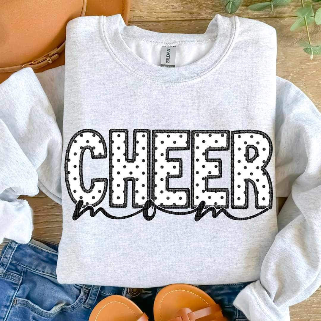 Cheer mom white background 24261 DTF transfer