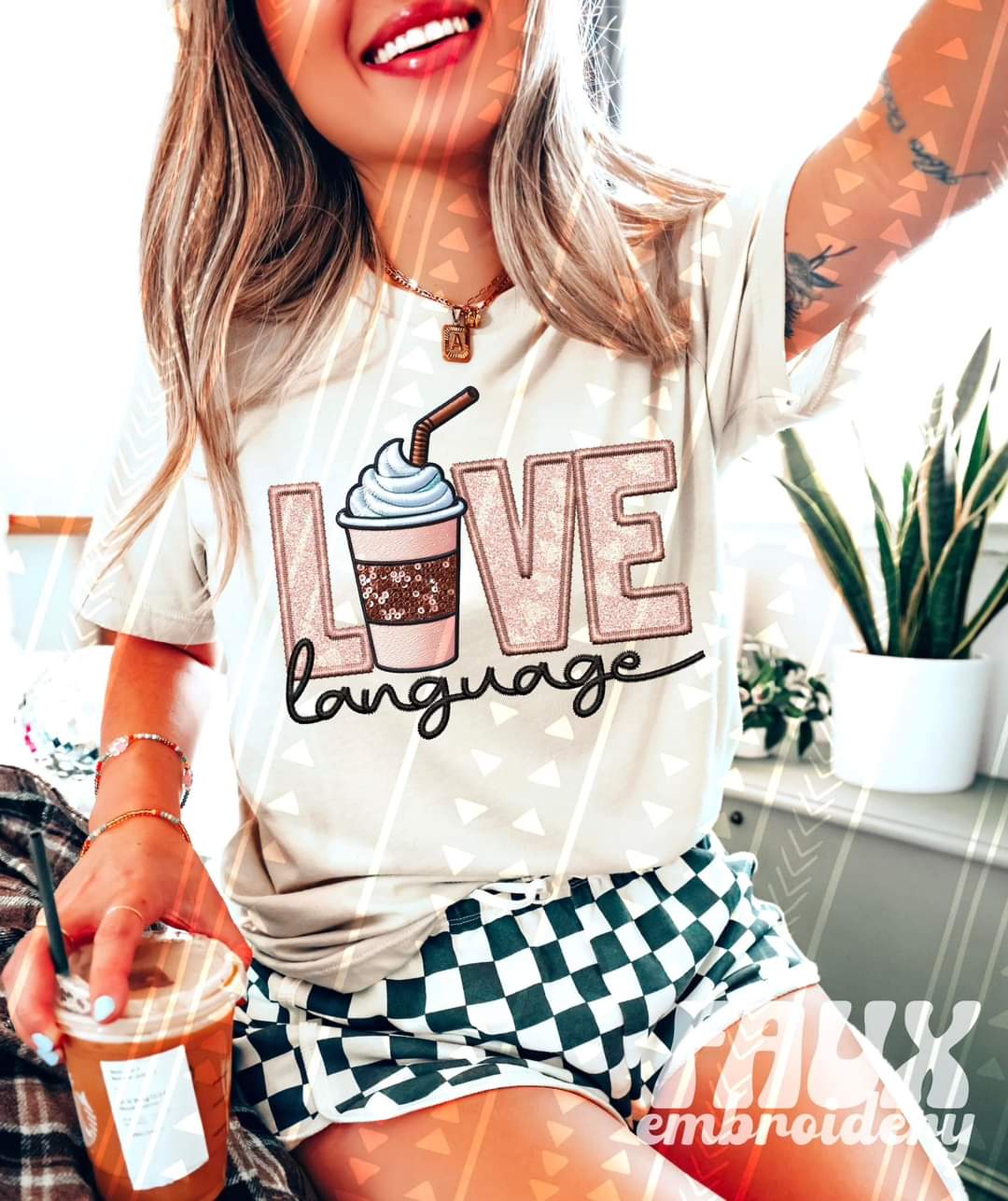 Love language coffee 33254 DTF transfer