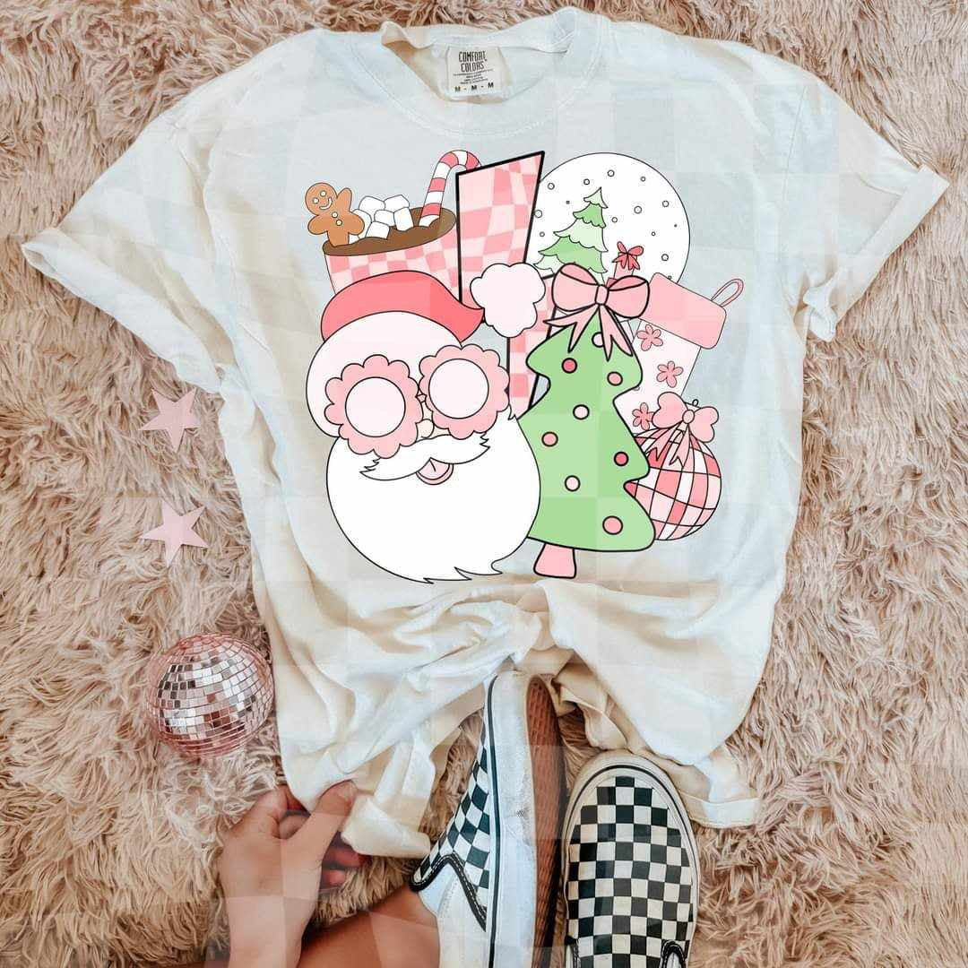 Christmas retro items (LYTTLE) 65782 DTF transfer