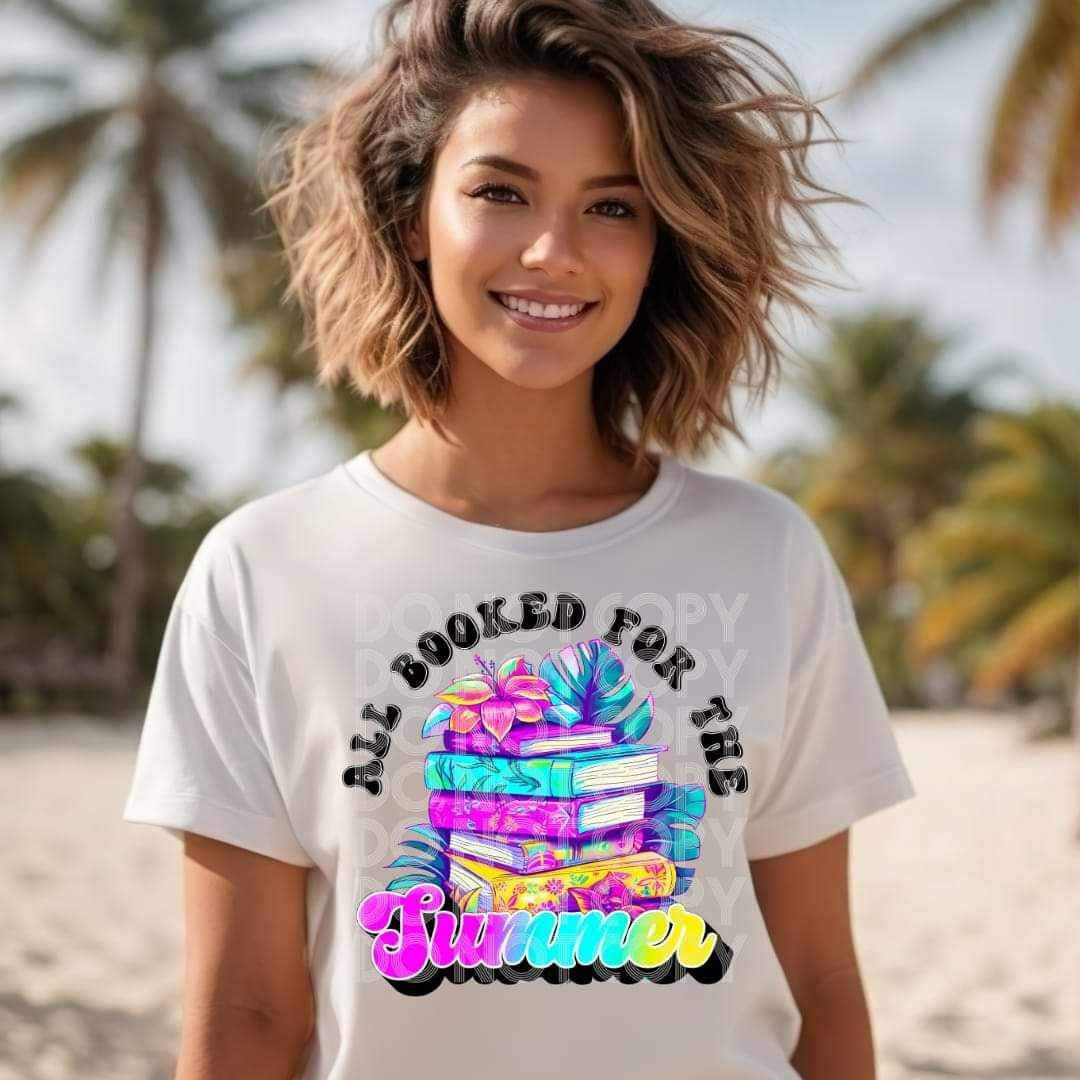 All booked for the summer neon colors 24336 DTF transfer