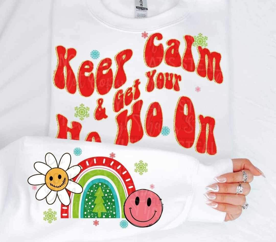 Get your ho ho ho on FRONT ONLY 11022 DTF TRANSFER