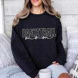 Basketball mom black background 24370 DTF transfer