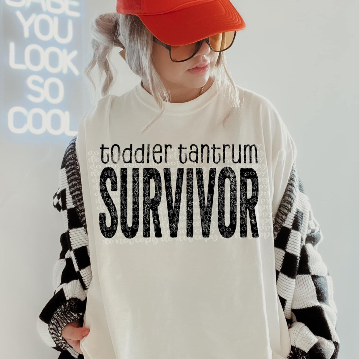 Toddler tantrum survivor (TTD) 94814 DTF transfer