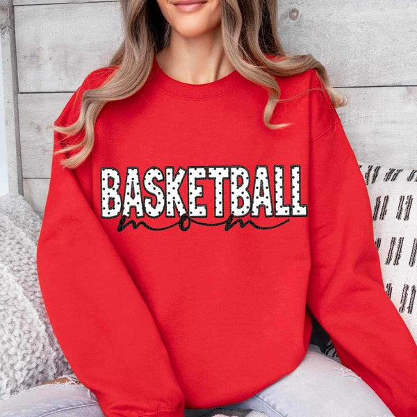 Basketball mom white background 24371 DTF transfer
