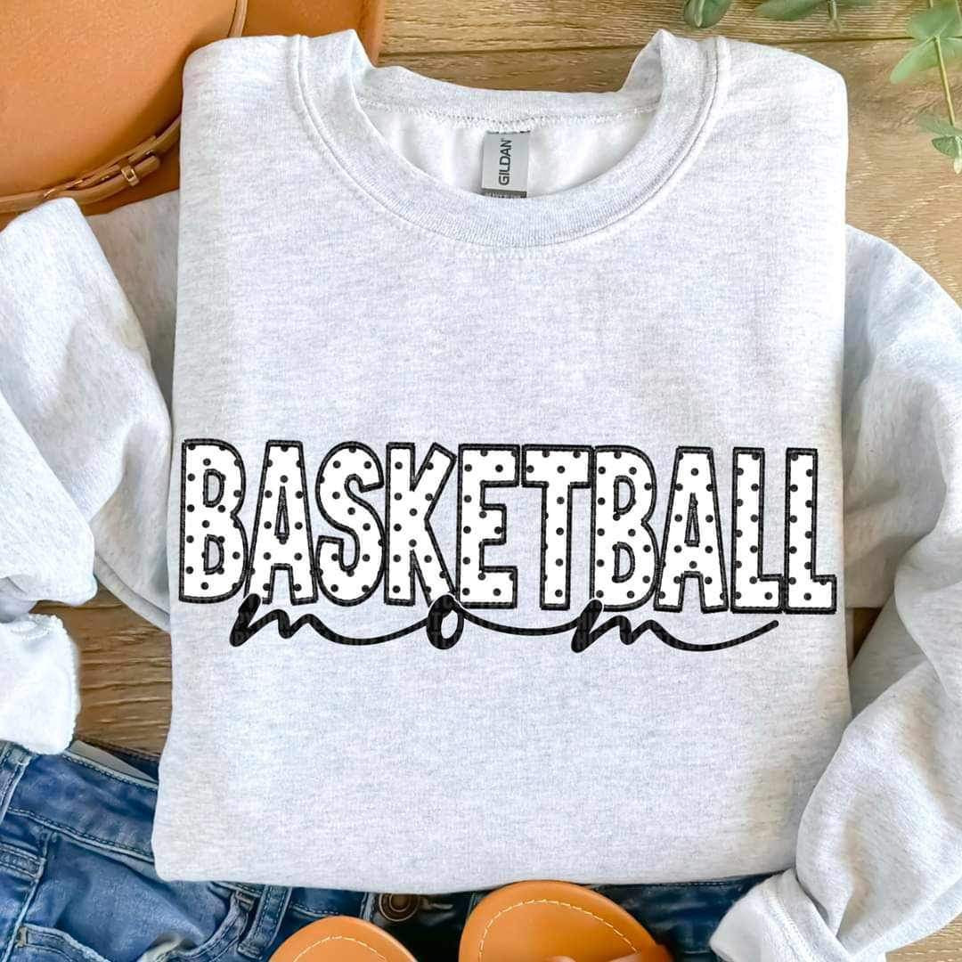 Basketball mom white background 24371 DTF transfer