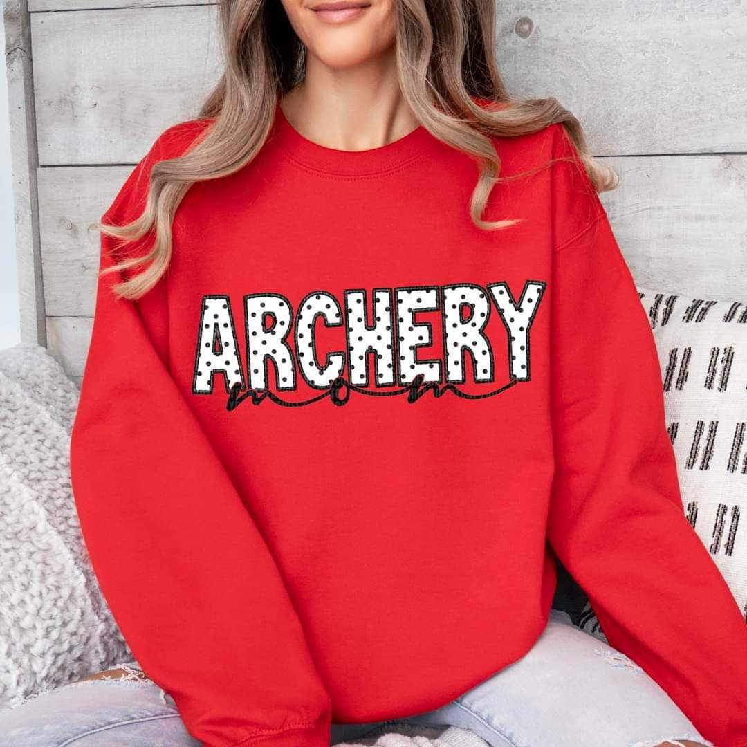 Archery mom white background 24425 DTF transfer
