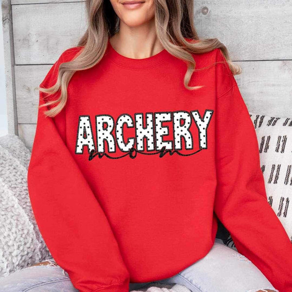 Archery mom white background 24425 DTF transfer