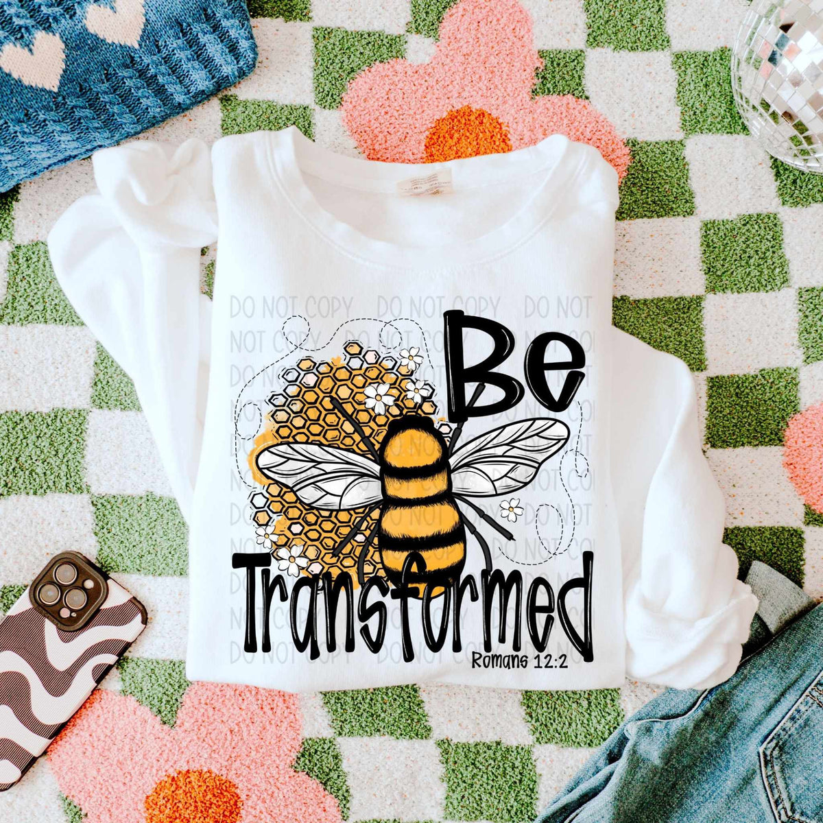 Be transformed bee (SWD) 82682 DTF transfer