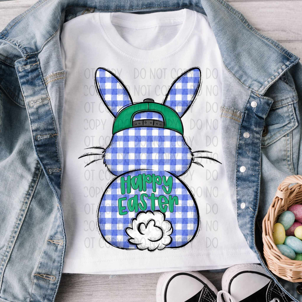 Happy Easter boy bunny (SWD) 82683 DTF transfer