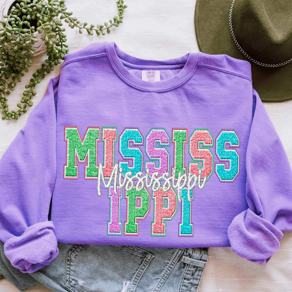 Mississippi fuzzy effect 24462 DTF transfer