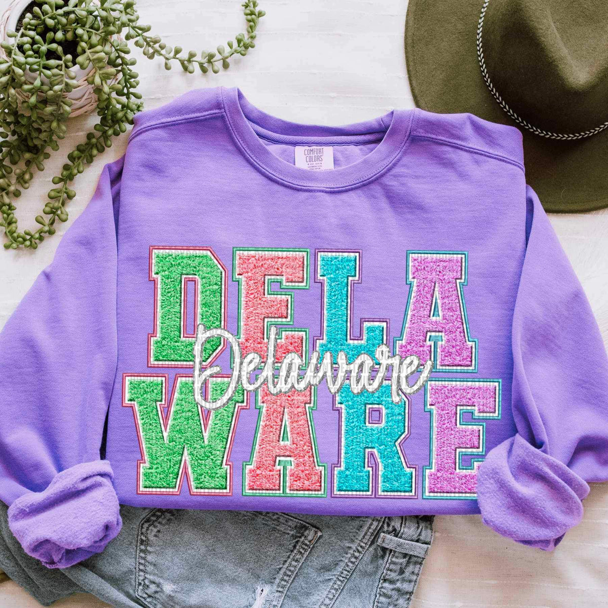 Delaware fuzzy effect 24440 DTF transfer