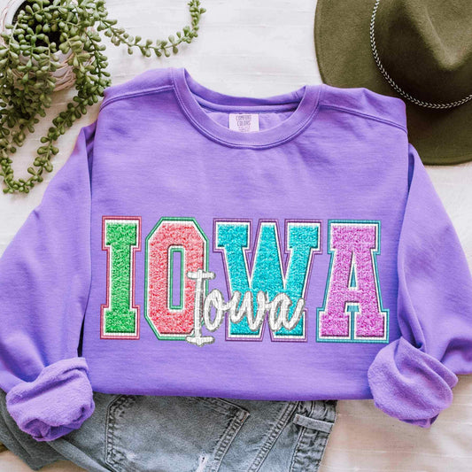 Iowa fuzzy effect 24439 DTF transfer