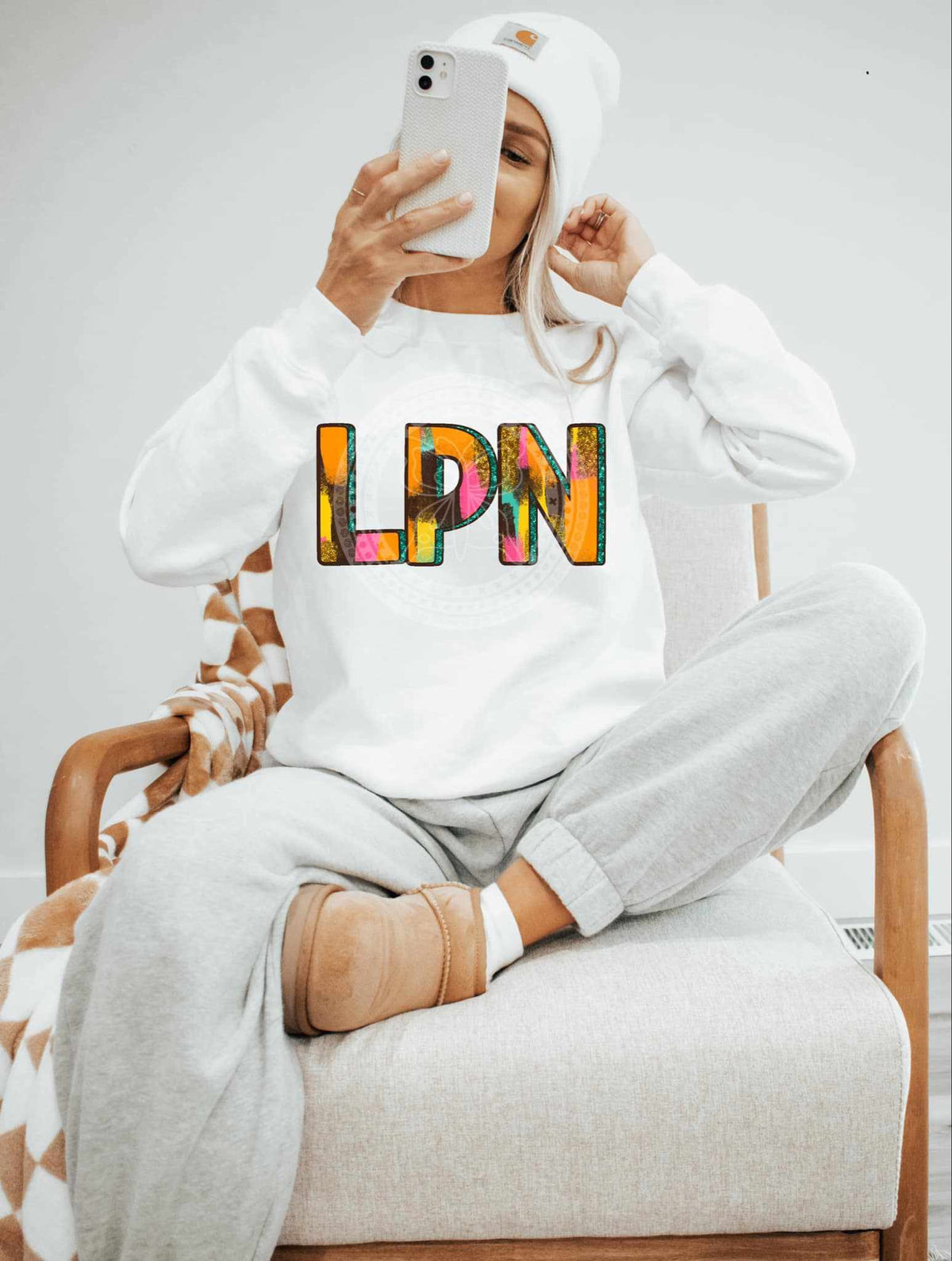 LPN brushstroke (C’s) 84086 DTF transfer