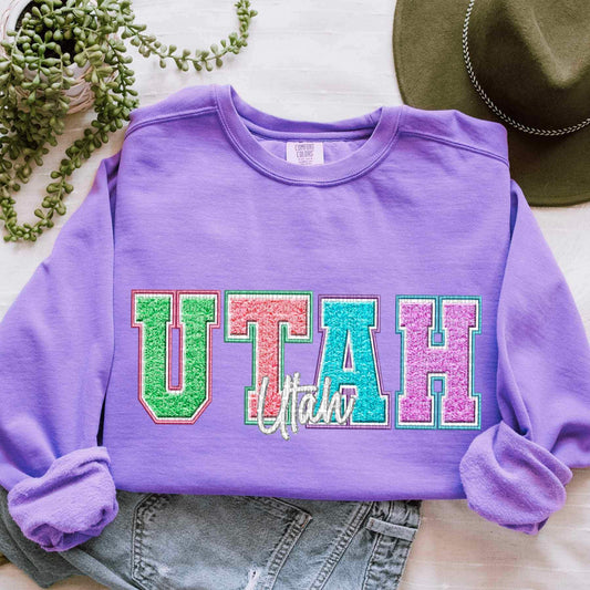 Utah fuzzy effect 24438 DTF transfer