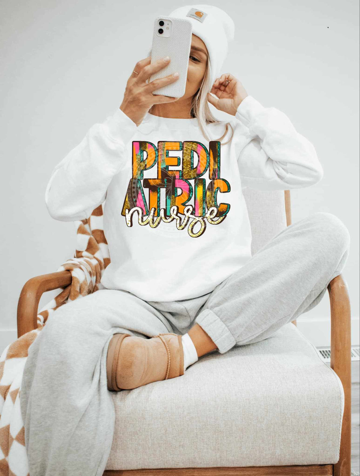 Pediatric nurse brushstroke (C’s) 84056 DTF transfer