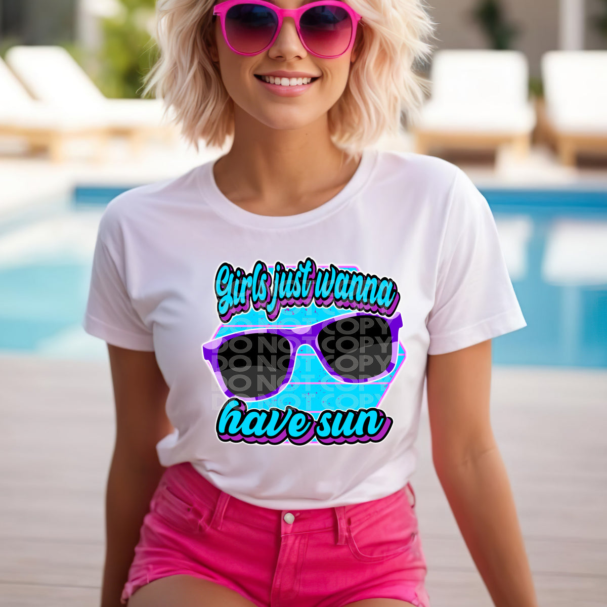 Girls just wanna have sun (DD) 33415 DTF transfer