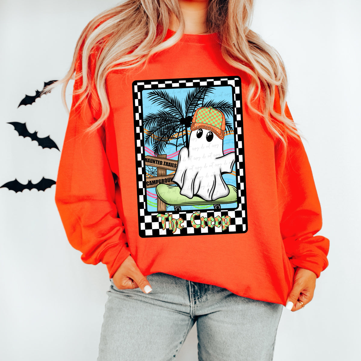 The creep ghost card (VIRGO) 33423 DTF transfer