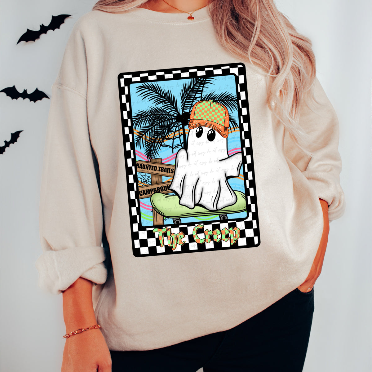 The creep ghost card (VIRGO) 33423 DTF transfer