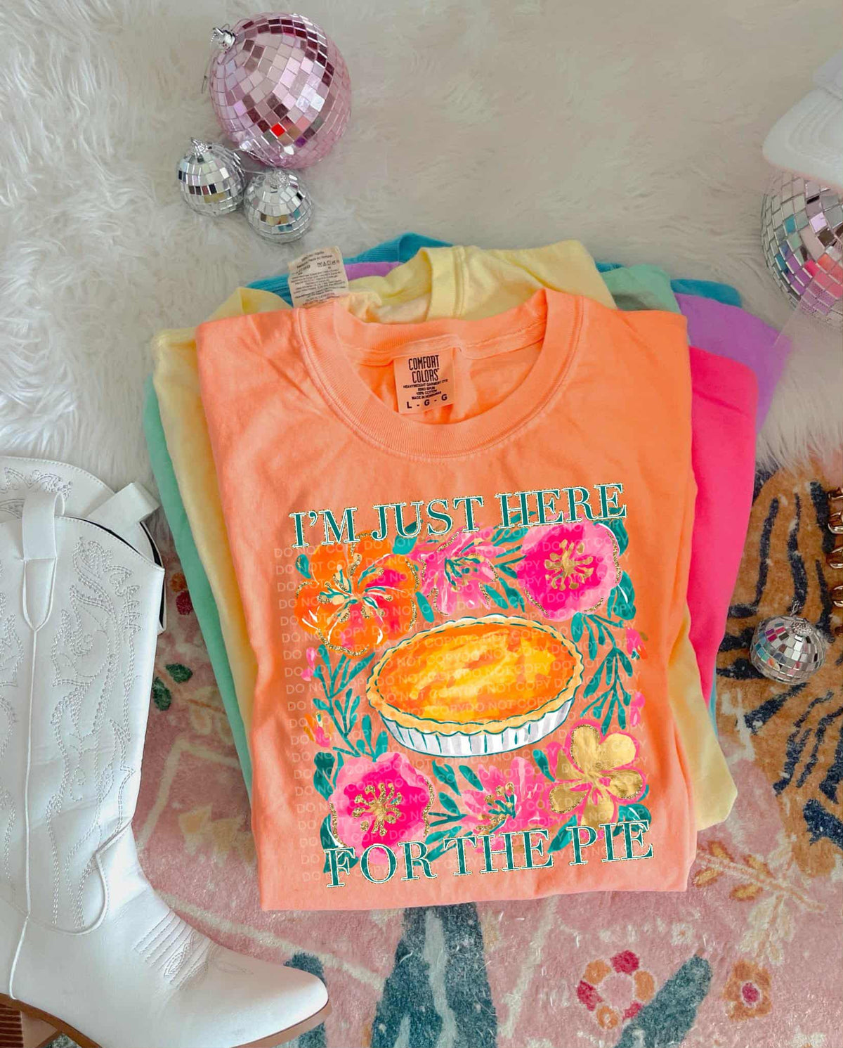 I’m just here for the pie (Scg) DTF transfer