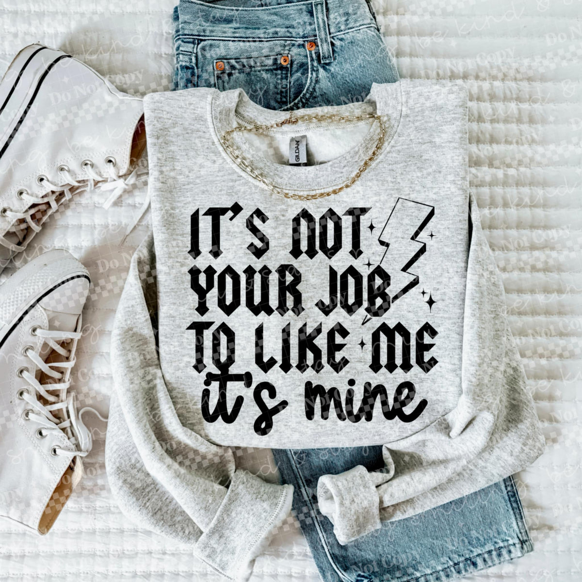 It’s not your job to like me BLACK (two peas) DTF Transfer