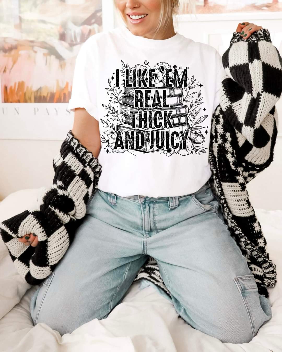 I like em real thick and juicy books (LYTTLE) 33464 DTF transfer
