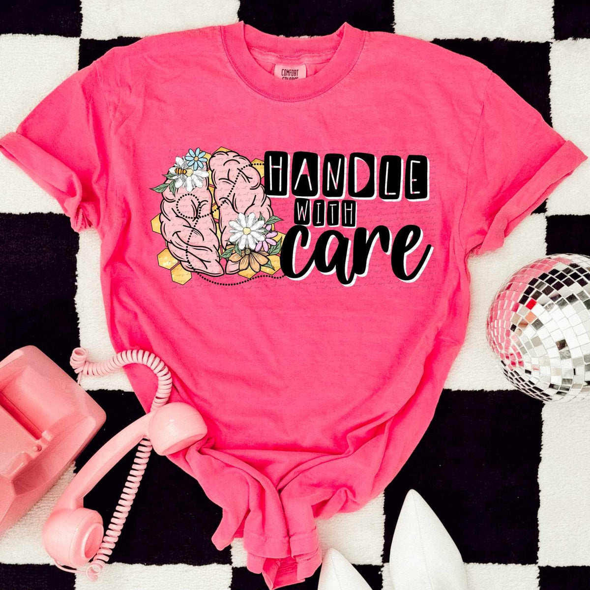 Handle with care brain (SAL) 24560 DTF transfer