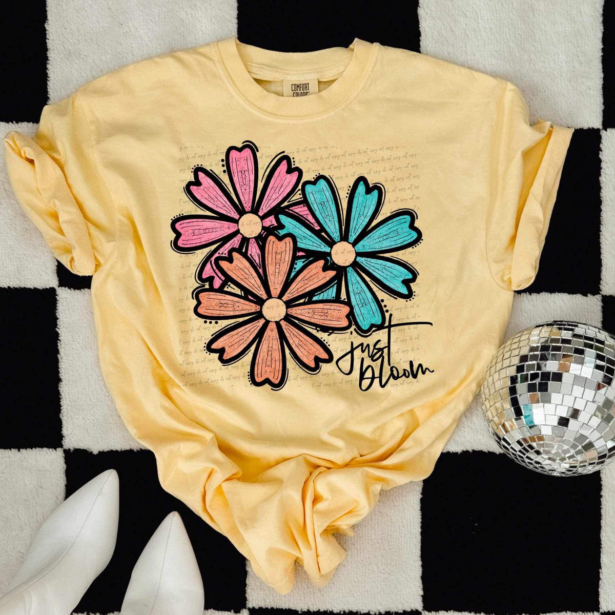 Just bloom flowers (SAL) 24563 DTF transfer