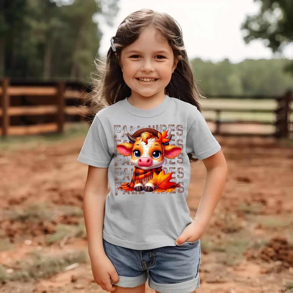 Fall vibes stacked cow (MCDD) 53304 DTF transfer