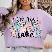 Oh for peep sake pastel BLUE P 24575 DTF transfer