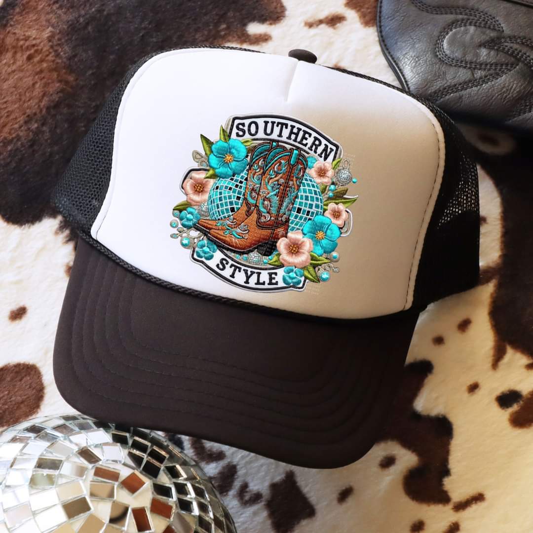Southern style hat patch 33481 DTF transfer