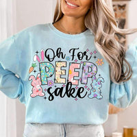 Oh for peep sake pastel BLUE P 24575 DTF transfer