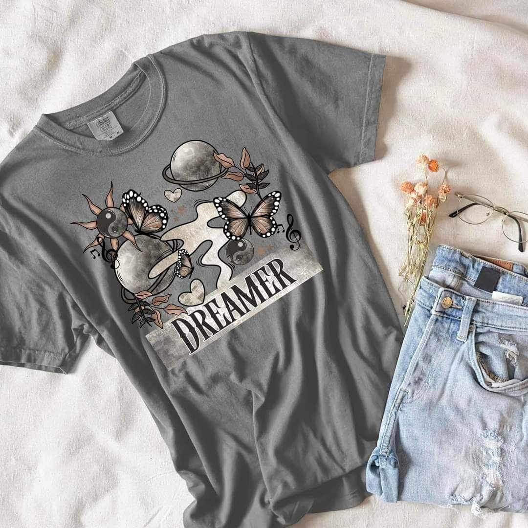 Dreamer butterflies and planets 24619 DTF transfer