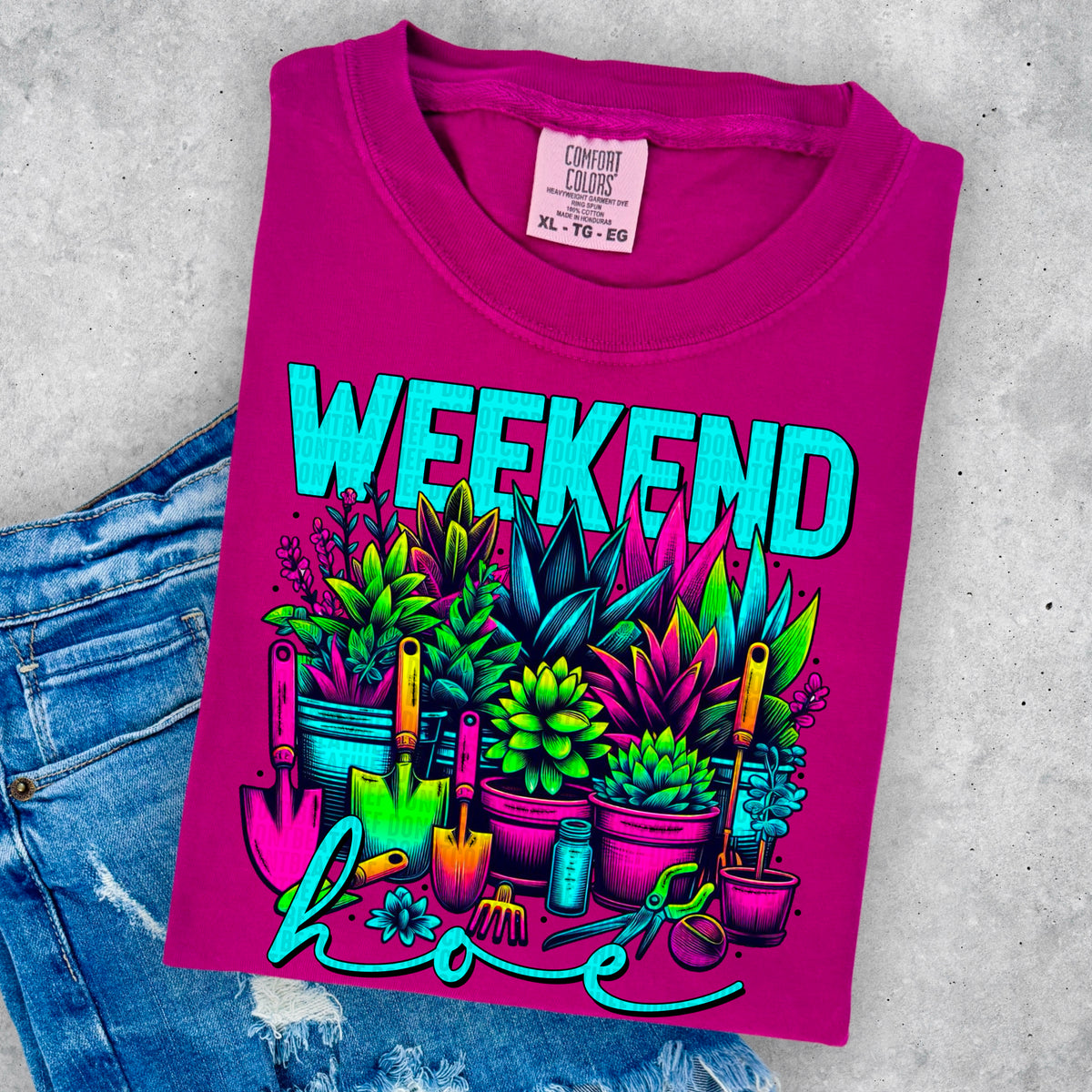 Weekend hoe (SDD) 33546 DTF transfer