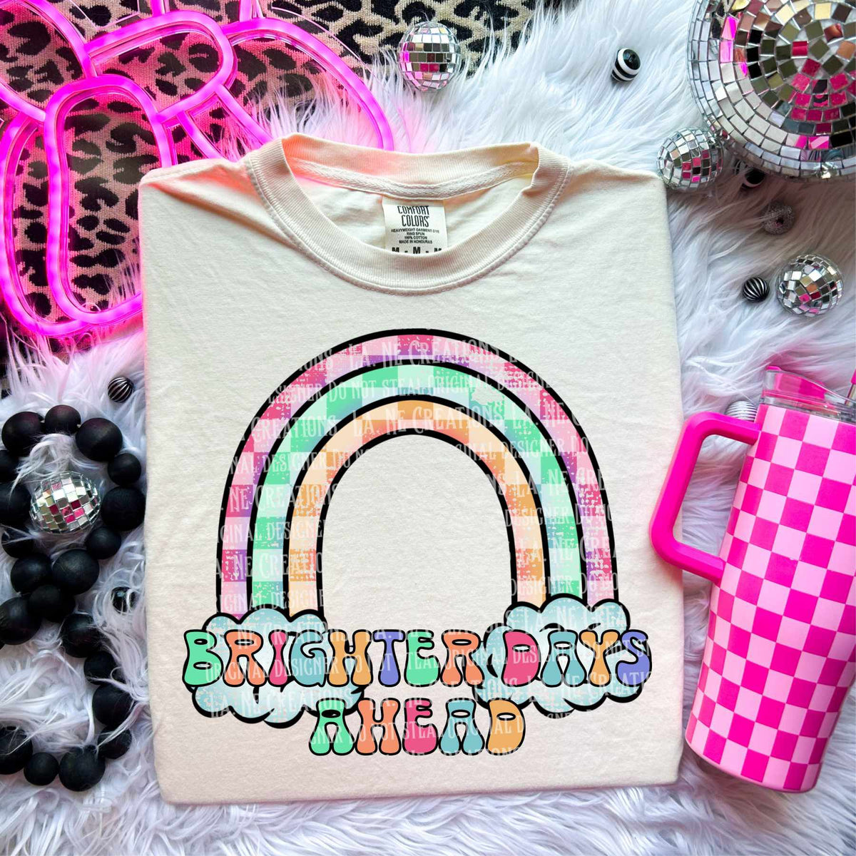 Brighter days ahead rainbow (LANE) 84189 DTF transfer