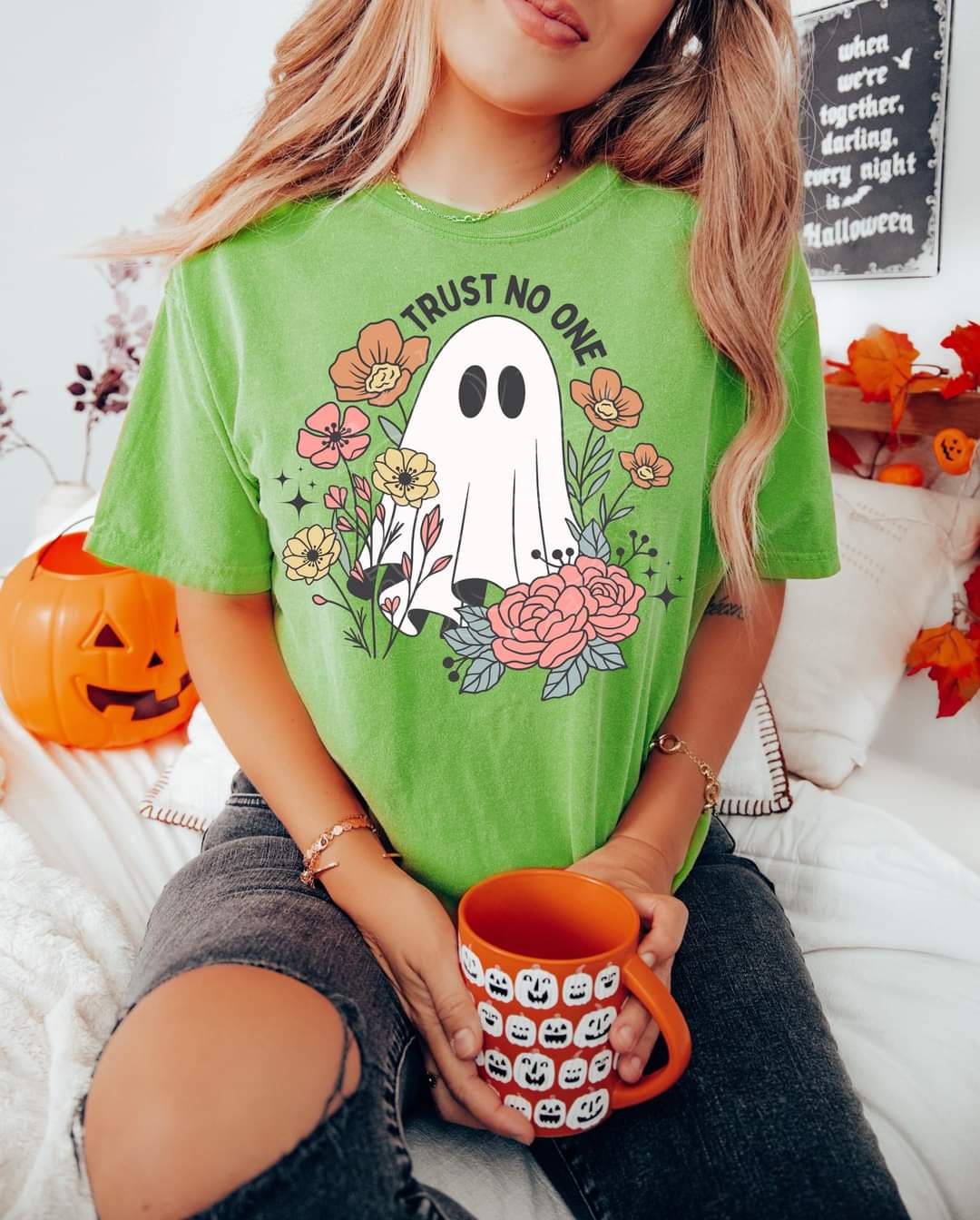 Trust no one ghost (LYTTLE) 33610 DTF transfer