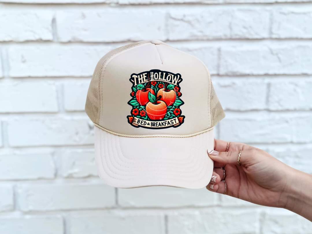 The hallows bed & breakfast hat patch 33648 DTF transfer