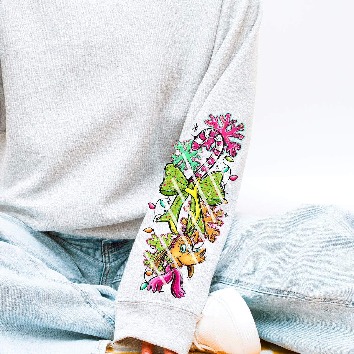 Green Guy Selfie sleeve (AG) 113780 DTF transfer