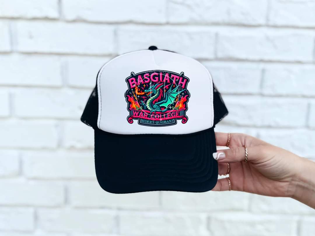 Basgiath hat patch 33640 DTF transfer