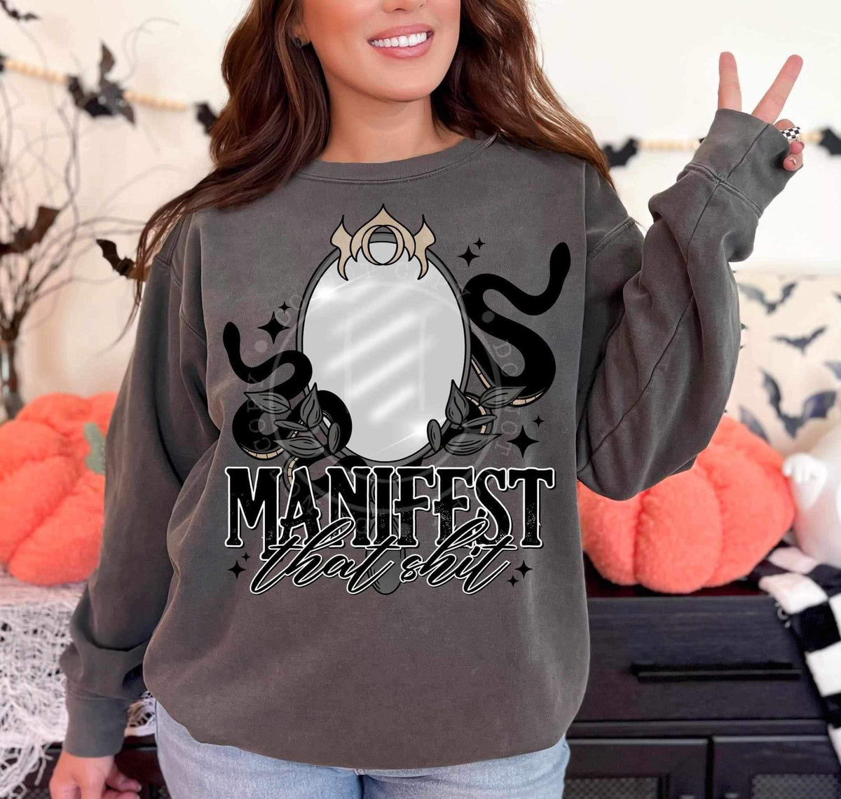 Manifest that shit mirror (LYTTLE) 24700 DTF transfer
