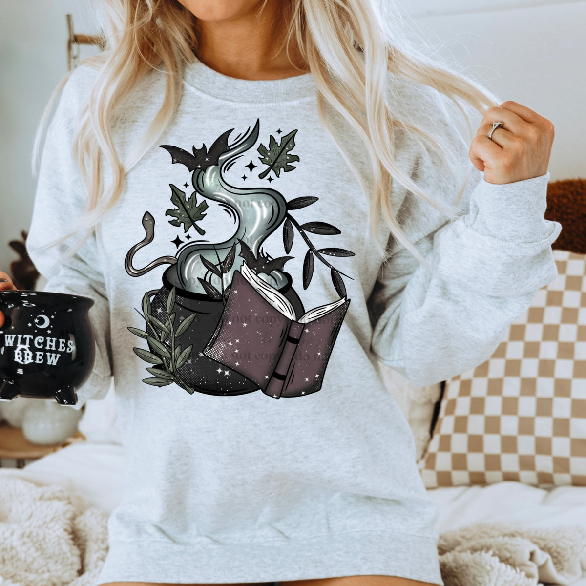 Cauldron with book (CSC) 33656 DTF transfer
