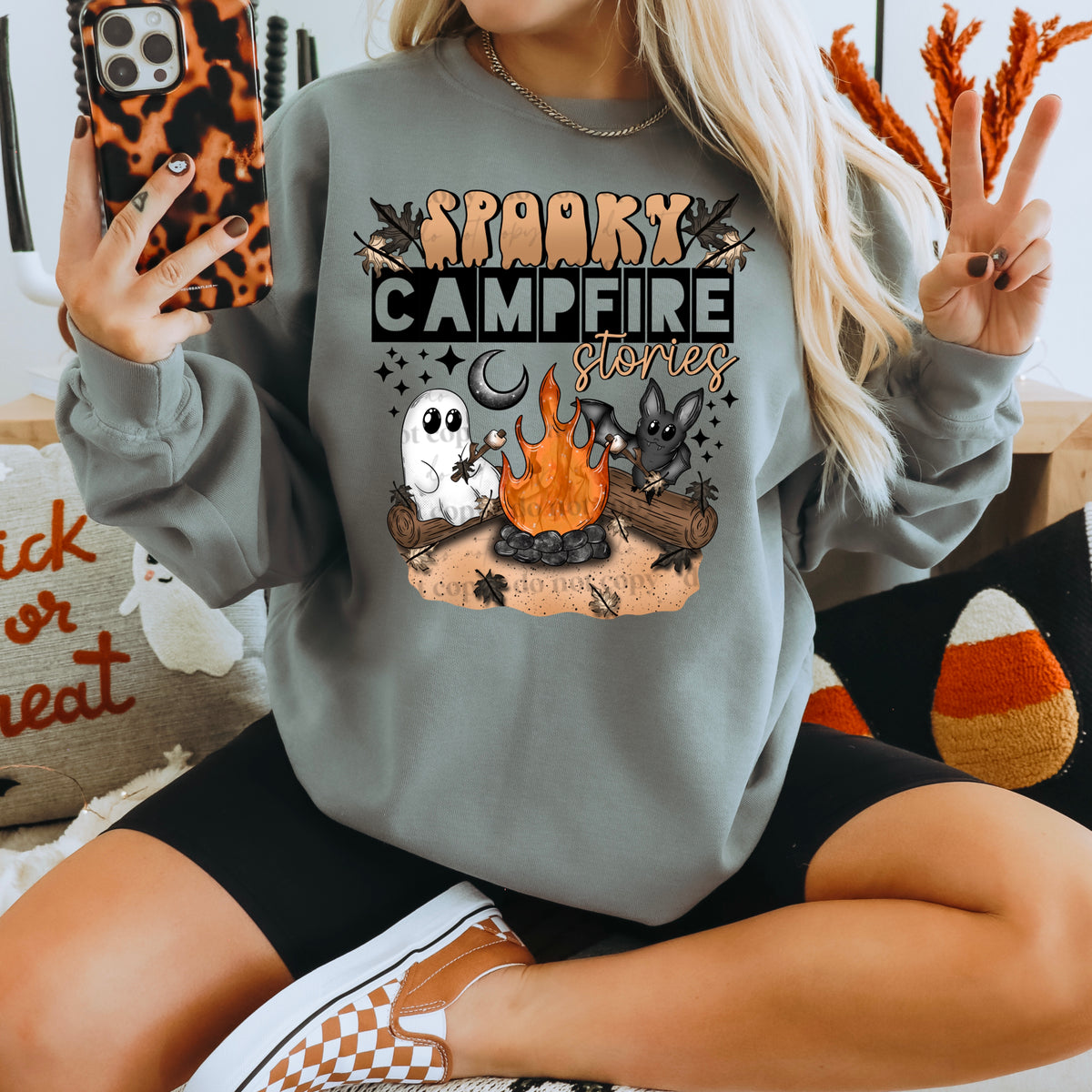 Spooky campfire stories (CSC) 33655 DTF transfer