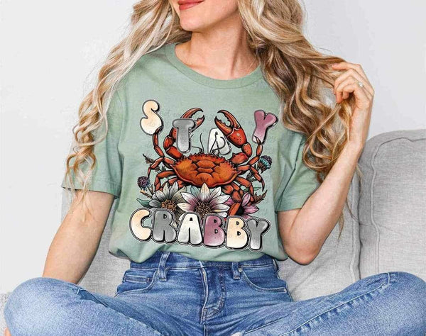 Stay crabby 24720 DTF transfer