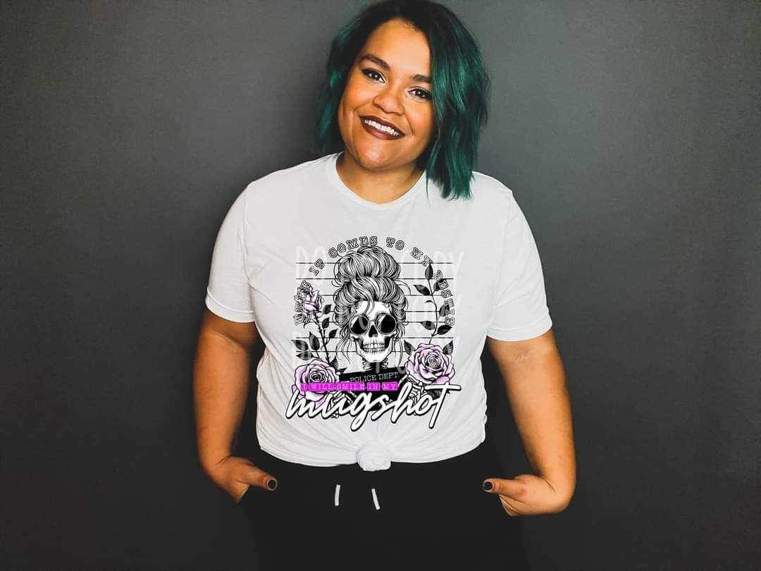 When it comes to my bestie i will smile in my mugshot 24743 DTF transfer