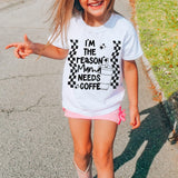 I’m the reason mama needs coffee BLACK (VIRGO) 33682 DTF transfer