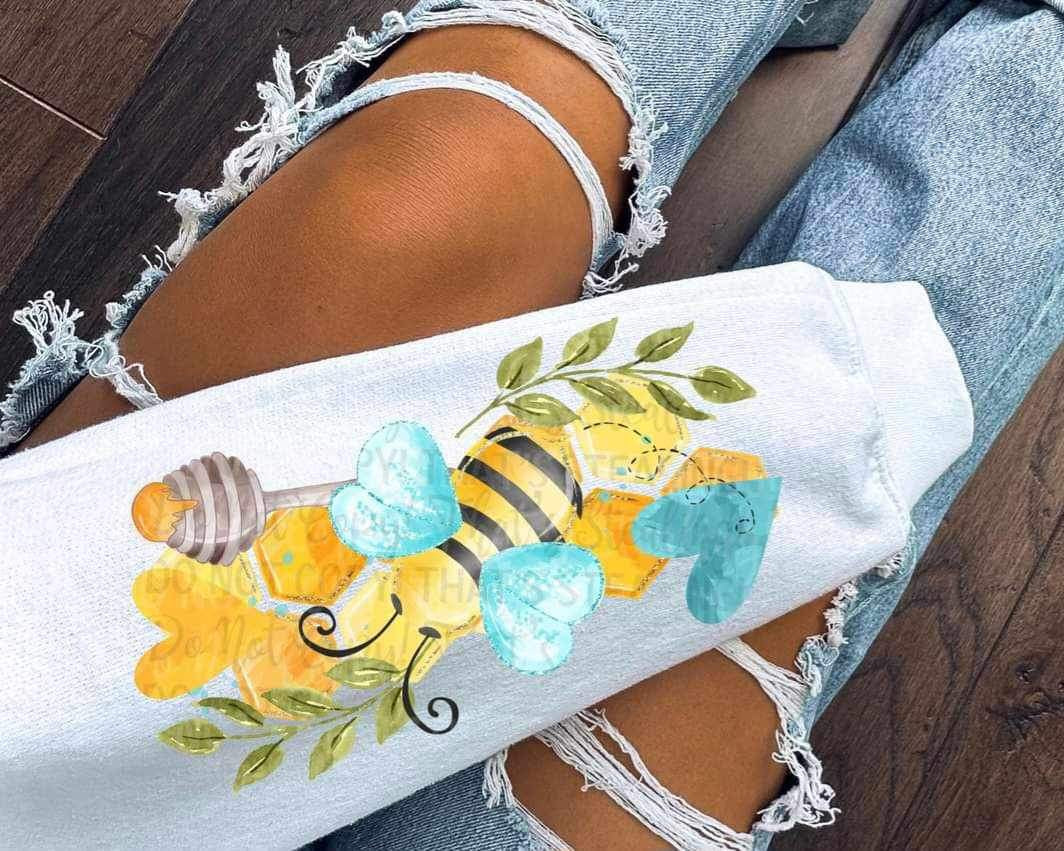 Be with hearts and honey scoop SLEEVE 11598 DTF TRANSFER