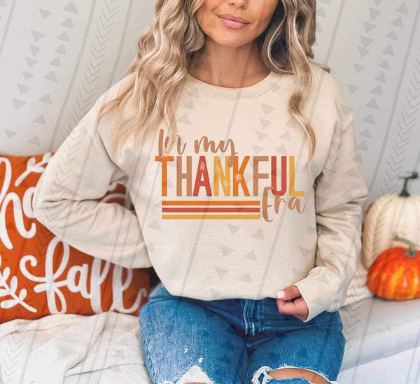 In my thankful era (retro with fall colors) 11597 DTF TRANSFER