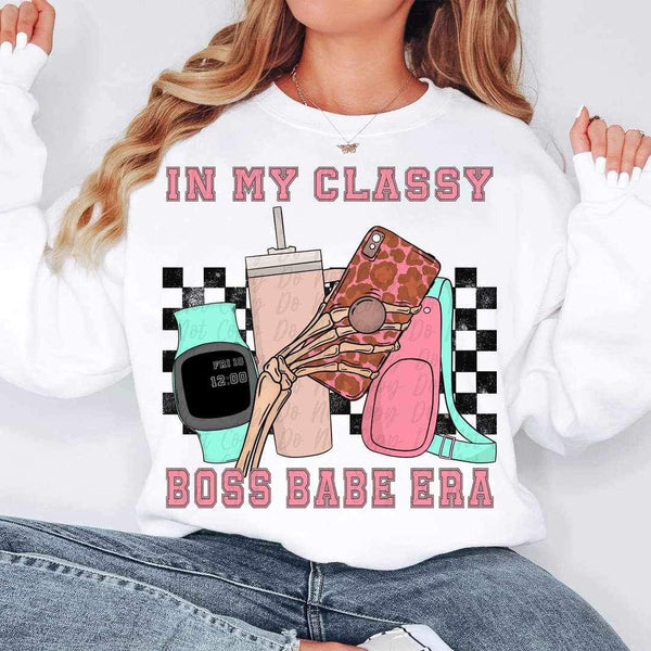 In my classy boss babe era (watch, cup, phone, bag) 11683 DTF TRANSFER