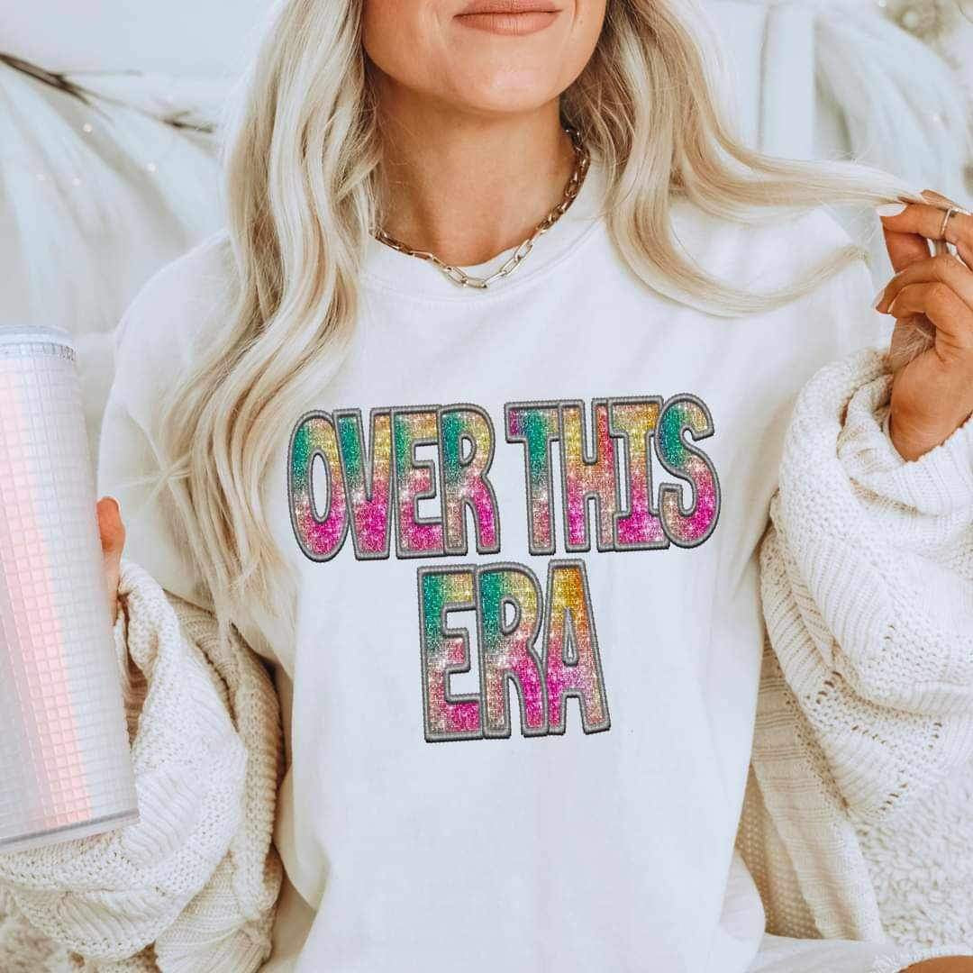 Over this era (multi color sequin) 11818 DTF transfer