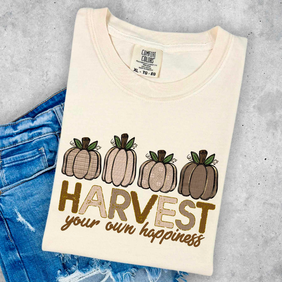 Harvest your own happiness (SDD) 33812 DTF transfer