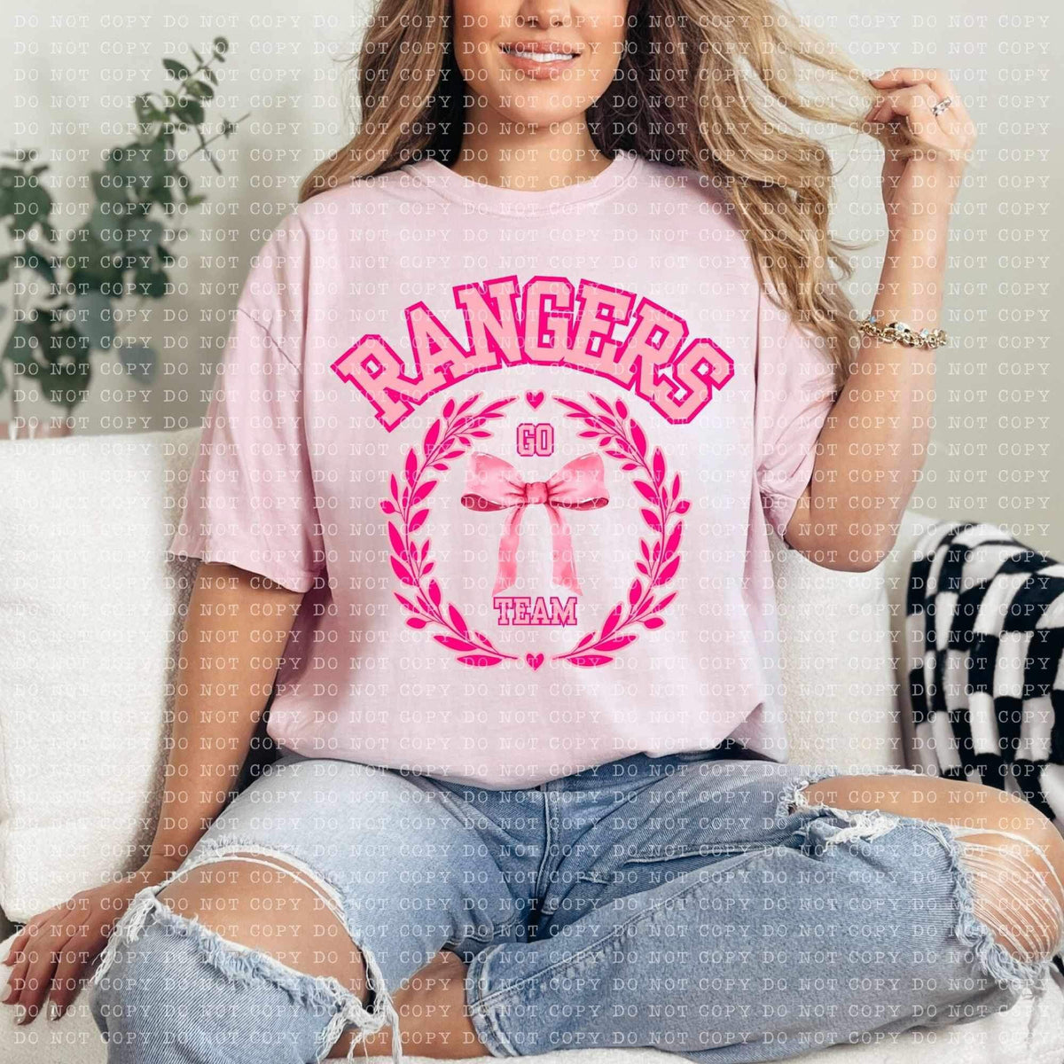 Rangers go team PINK (ECHT) 24803 DTF transfer